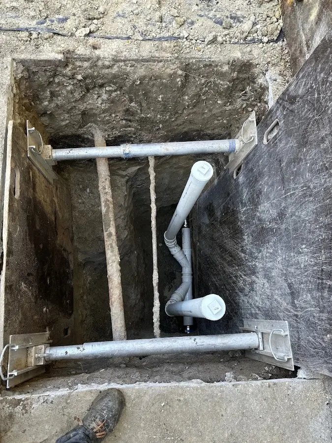 Experienced plumber completing Gas Line Repair work in Newtown